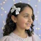 Silver clips same girl