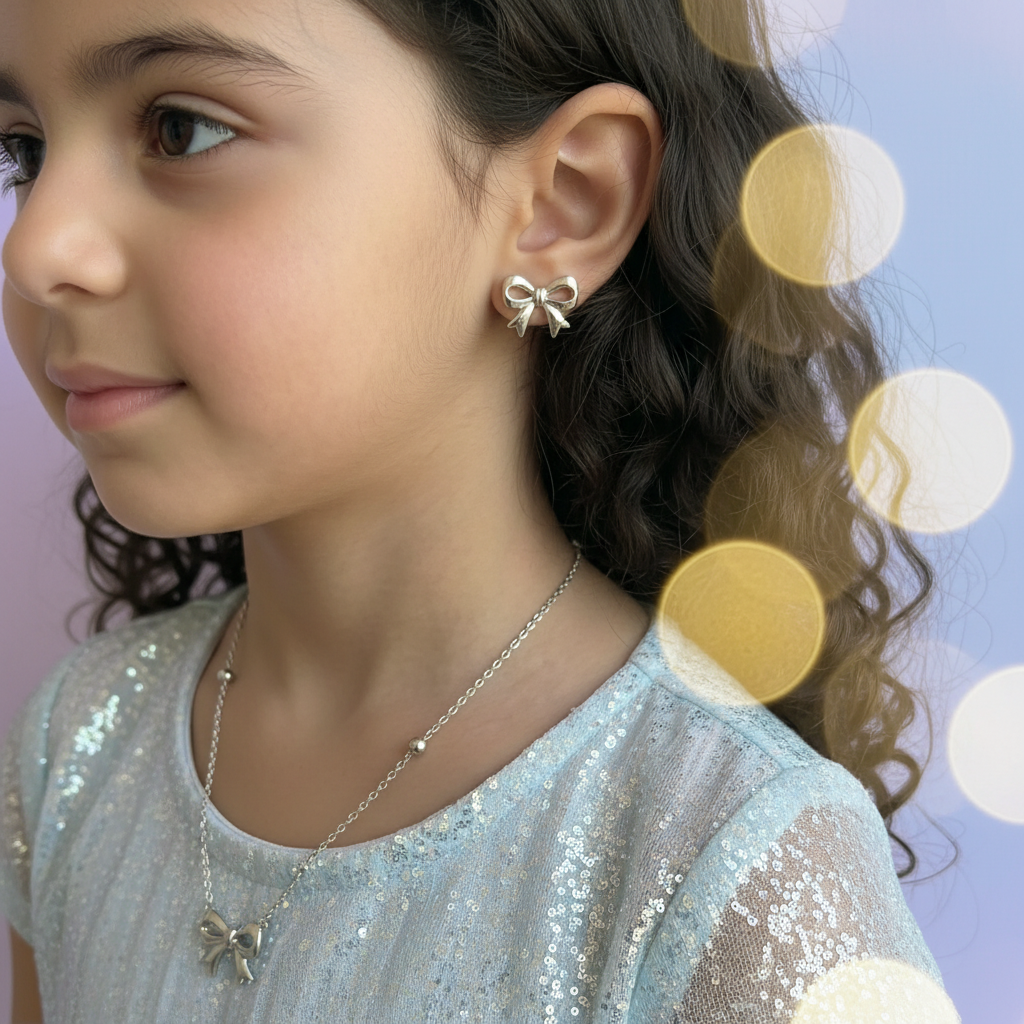 Silver set side profile